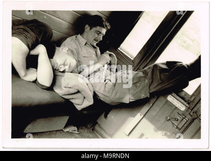 Fotografisches Tagebuch eines jungen französischen Soldaten in Marokko Stockfoto