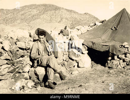 Fotografisches Tagebuch eines jungen französischen Soldaten in Marokko Stockfoto