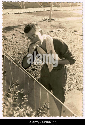 Fotografisches Tagebuch eines jungen französischen Soldaten in Marokko Stockfoto