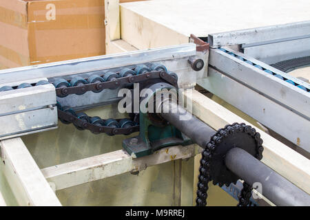 Transportkette Antriebswelle Produktion der Fabrik Stockfoto