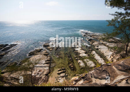Der Tipp von Borneo, Kudat, Sabah, Malaysia, Borneo, Stockfoto