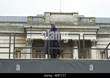 Vierte Plint Enthüllung MAJOR VON LONDON Stockfoto