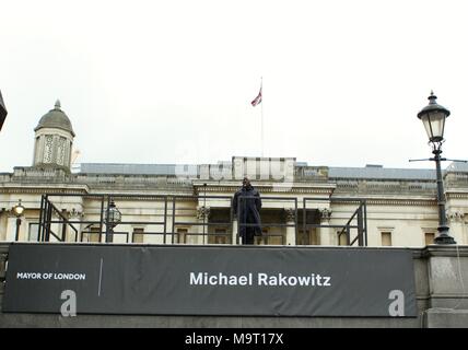 Vierte Plint Enthüllung MAJOR VON LONDON Stockfoto