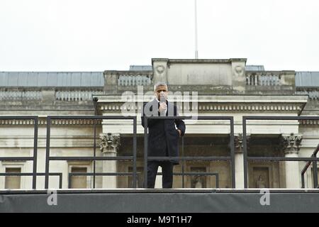 Vierte Plint Enthüllung MAJOR VON LONDON Stockfoto