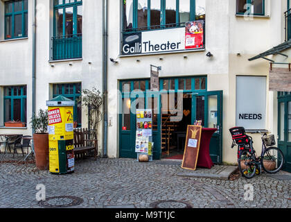 Gali Theater außen in der hübschen Heckmann Höfe Innenhof in Mitte, Berlin Stockfoto