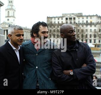 Vierte Plint Enthüllung MAJOR VON LONDON Stockfoto