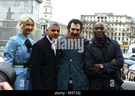 Vierte Plint Enthüllung MAJOR VON LONDON Stockfoto