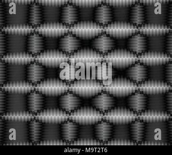 Schwarze und Weiße geometrische Technologie Hintergrund mit fünfecken Form Banner Design. vector eps Abbildung 10 Stock Vektor