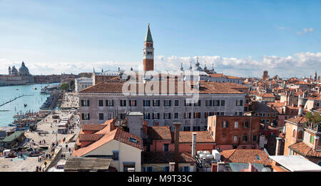 Hotel Danieli in Venedig, das Tor zur Stadt. Stockfoto