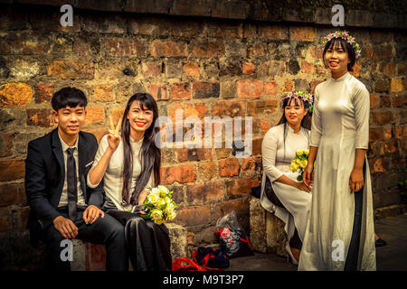 Asien, Vietnam, Hanoi /, Tempel, Literaturtempel Stockfoto