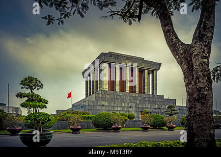 Ho Chi Minh Mausoleum, Hanoi, Vietnam, Südostasien, Asien Stockfoto