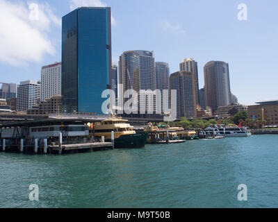 Ferry Terminal am Circular Quay in Sydney Stockfoto