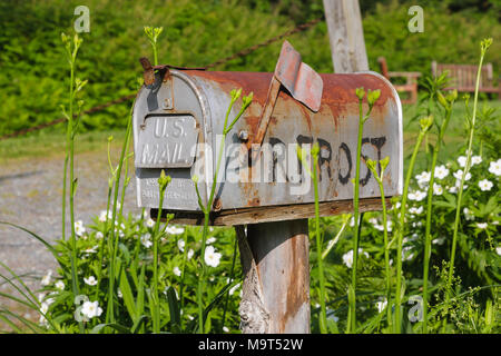 Robert Frost Homestead in Franken, New Hampshire USA. Stockfoto