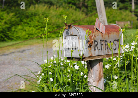 Robert Frost Homestead in Franken, New Hampshire USA. Stockfoto