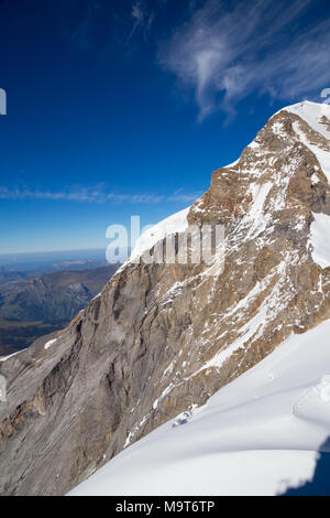 Gebirge in die Berge der Schweiz Stockfoto