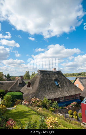 Fischerdorf gothmund an der Trave, Gothmund, Ostsee, Schleswig-Holstein, Deutschland, Europa Stockfoto