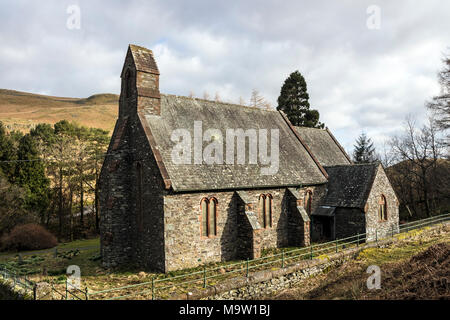 St. Peter's Kirche, Martindale, Cumbria, Großbritannien. Stockfoto