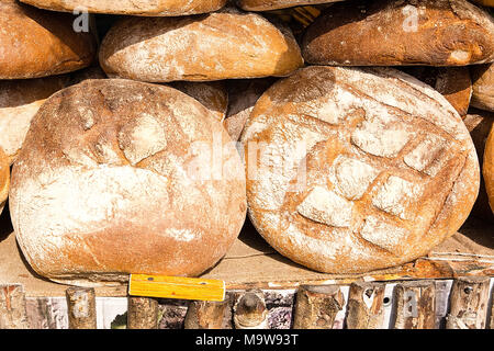 Frische traditionelle polnische Brot Stockfoto