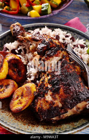 Jamaican Jerk Chicken Stockfoto