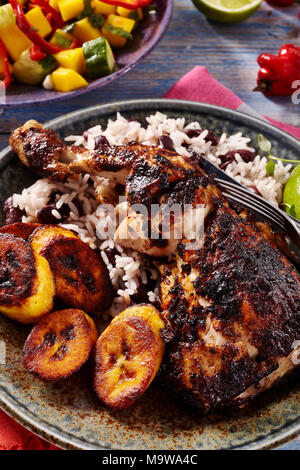 Jamaican Jerk Chicken Stockfoto