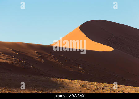 Dünen von Sossusvlei in der Namib, Namibia, Afrika Stockfoto