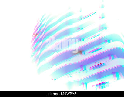 Abstrakte Fragment des modernen Gebäude Stockfoto