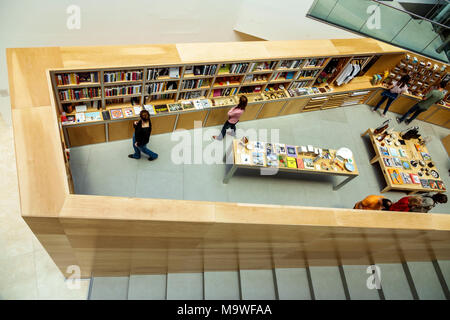 Buenos Aires Argentinien, Buenos Aires Museum für lateinamerikanische Kunst MALBA Museo de Arte Latinoamericano, innen, Geschäft, Blick von oben, Shopping Shopper Stockfoto