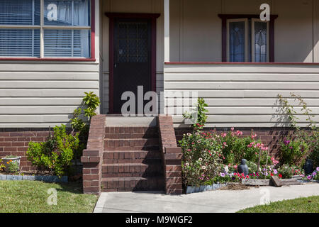 Suburban Wasserfall, einem Vorort am Stadtrand von Sydney, New South Wales, Australien Stockfoto