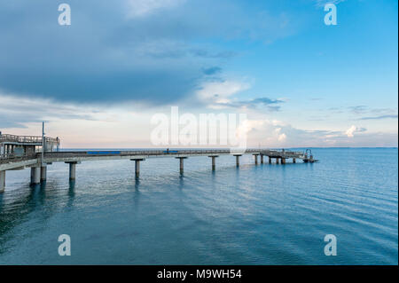 Pier, Heiligenhafen, Ostsee, Schleswig-Holstein, Deutschland, Europa Stockfoto