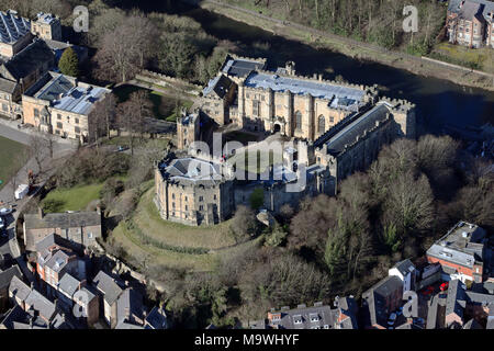 Luftaufnahme von Durham Castle Stockfoto