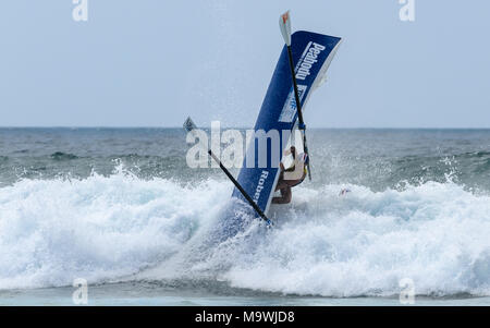 Australische Surf Ruderer Liga Wettbewerb Stockfoto