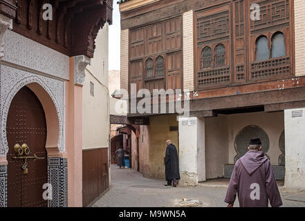Street Scene, Medina, Meknes. Marokko Stockfoto