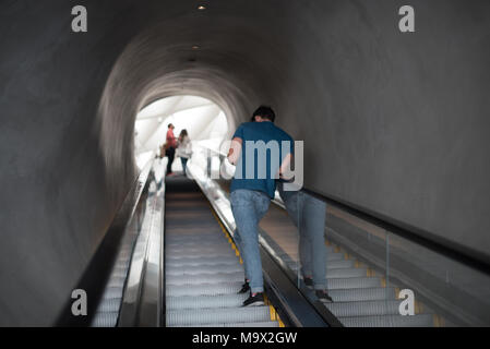 LOS ANGELES, Ca - 15. März 2018: Die breite Museum in der Innenstadt von Los Angeles am 15. März 2018. Stockfoto
