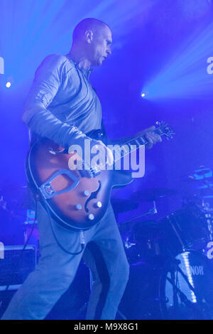 Belfast, Nordirland, Großbritannien. Am 28. März 2018. Gary Numan gespielt Belfast Limelight Club als Teil seiner UK-Tour Foto: Sean Harkin/Alamy leben Nachrichten Stockfoto