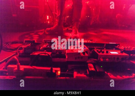 Belfast, Nordirland, Großbritannien. Am 28. März 2018. Gary Numan gespielt Belfast Limelight Club als Teil seiner UK-Tour Foto: Sean Harkin/Alamy leben Nachrichten Stockfoto