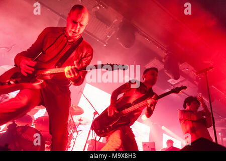 Belfast, Nordirland, Großbritannien. Am 28. März 2018. Gary Numan gespielt Belfast Limelight Club als Teil seiner UK-Tour Foto: Sean Harkin/Alamy leben Nachrichten Stockfoto