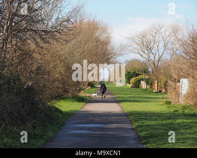 Sheerness, Kent, Großbritannien. 29. März, 2018. UK Wetter: Ein sonnigen Morgen in Sheerness auf der Isle of Sheppey, Kent. Credit: James Bell/Alamy leben Nachrichten Stockfoto