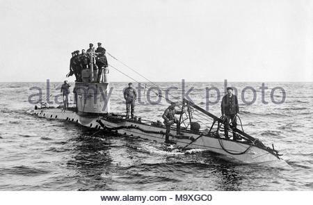 Besatzung eines deutschen uBoot, 1917 Stockfoto, Bild 68840642 Alamy