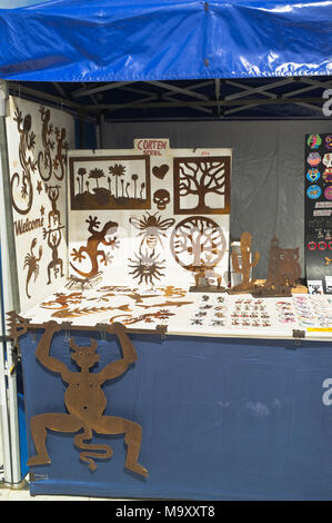 Dh Puerto Carmen del Markt PUERTO DEL CARMEN LANZAROTE Altstadt Hafen Markt souvenirs Abschaltdruck Stockfoto