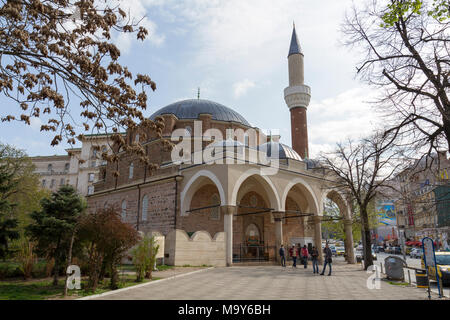 Der Sofia Central Moschee (Banya Bashi Moschee), Sofia, Bulgarien. Stockfoto