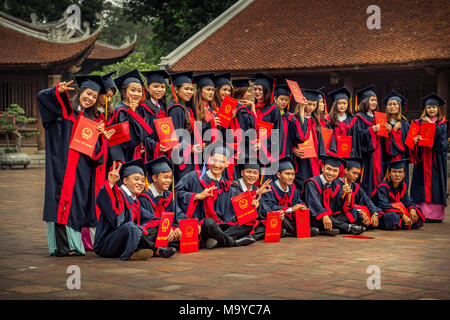 Asien, Vietnam, Hanoi /, Tempel, Literaturtempel Stockfoto