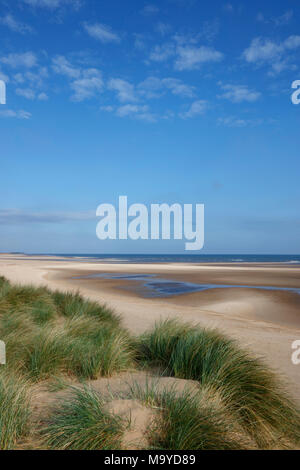 Holkham Beach in der Nähe von Portsmouth Harbour, Norfolk, England, Großbritannien Stockfoto