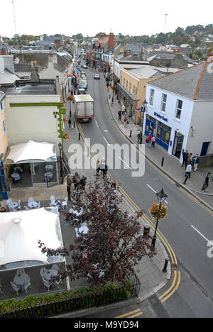 Das Dorf Dalkey, ein Wohnvorort südlich von Dublin in Südirland. Hier sind einige der berühmten Namen aus dem Bereich Entertainment & Film i Stockfoto