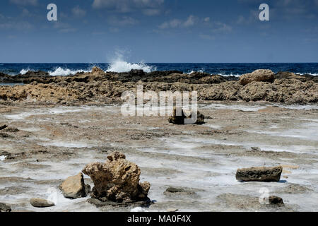 Agiou Georgiou Strand, Peyia, Zypern. Stockfoto