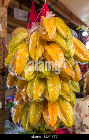 Star Fruit zum Verkauf Stockfoto