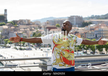 Wyclef Jean nehmen an der Foto Anruf auf der MIDEM 2017, Cannes, Frankreich, vom 7. Juni 2017 Stockfoto