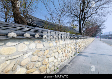 Die traditionelle koreanische Architektur, Hanok in Südkorea Stockfoto