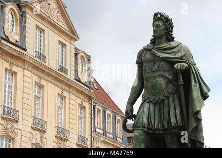 Auf der Saint-Sauveur Square in Caen (Frankreich). Stockfoto