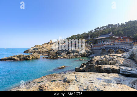 Haedong yonggungsa seaside Tempel in Busan, Südkorea Stockfoto