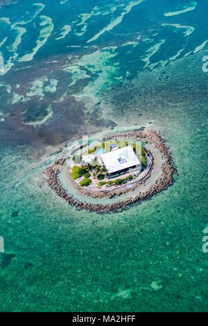 Einen kleinen privaten Insel weg Marathon, Keys, Florida Stockfoto